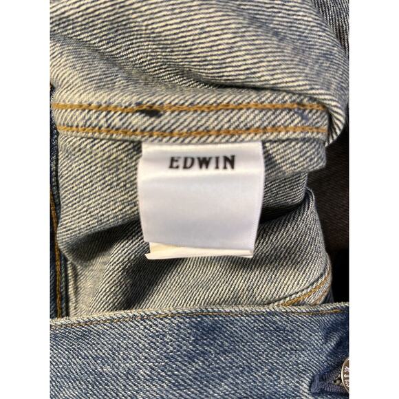 Edwin Jean Jacket (Clinton) Women's Sz S Epic Blue Cowgirl Western NWT - Picture 4 of 12